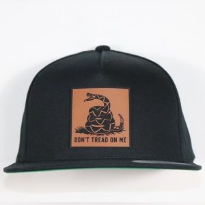 Leatherette Patch Hat - Structured Snapback Cap